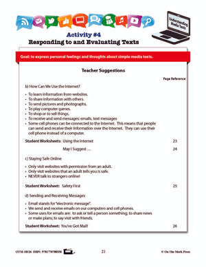 Responding to & Evaluating Texts Lesson Plan Grades 2-3 - Aligned to Common Core