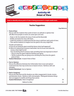 Point of View Lesson Plan Grades 2-3 - Aligned to Common Core