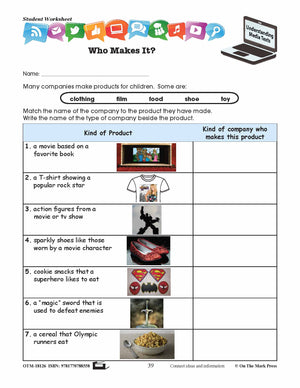 Media Purposes Lesson Plan Grades 2-3 - Aligned to Common Core