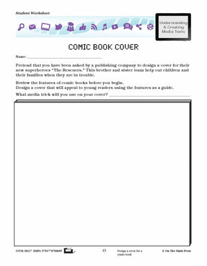 Comics Lesson Plan Grades 4-6 - Aligned to Common Core