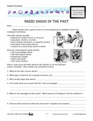 Sound Media Lesson Plan Grades 4-6 - Aligned to Common Core