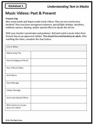 Music Media Gr. 4-6  Aligned To Common Core