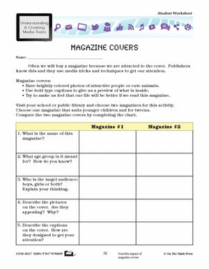 Magazine Lesson Plan Grades 4-6 - Aligned to Common Core