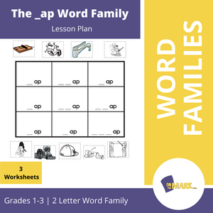 The _ap Word Family Worksheets Grades 1-3