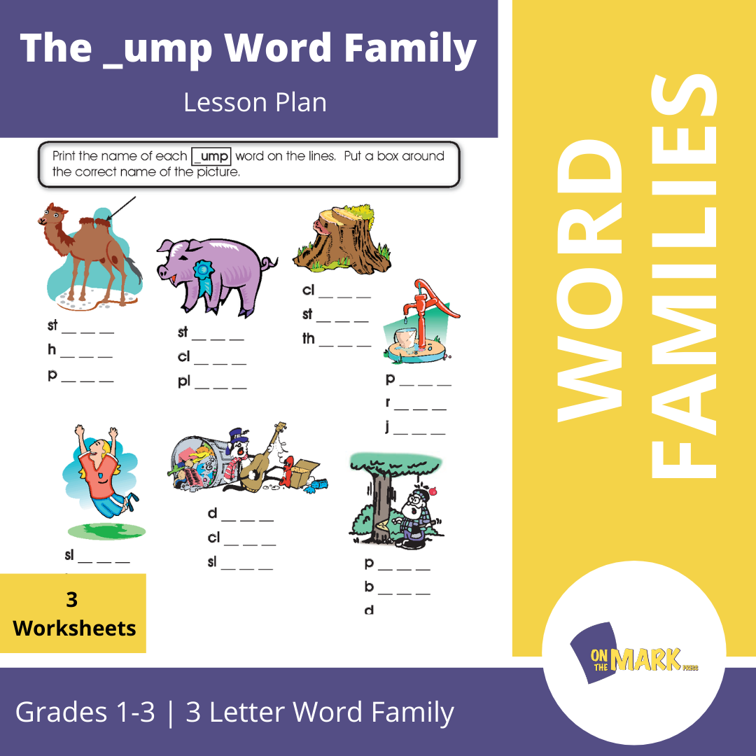 The _ump Word Family Grades 1-3