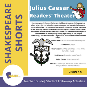 Julius Caesar  - Shakespeare Play - A Readers' Theater Script & Activities Gr. 4-6
