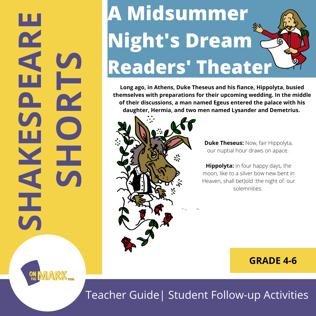 A Midsummer Night's Dream - Shakespeare Play - A Readers' Theater Script & Activities Gr. 4-6