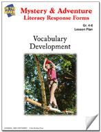 Mystery & Adventure Response Forms: Vocabulary Development  4-6