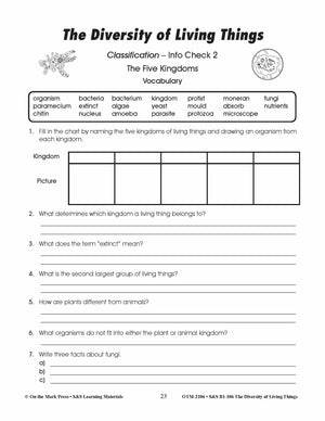 The Five Kingdoms of Diversity Lesson Plan Grades 4-6