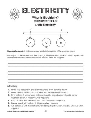 Static Electricity Lesson Plan Grades 4-6
