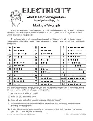 Making A Telegraph Lesson & Activity Grades 4-6