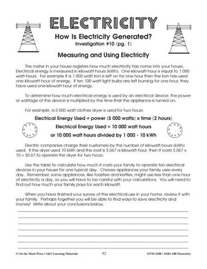 Measuring Electricity Lesson Grades 4-6