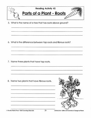 Parts of a Plant - Roots Lesson Grades 2-3