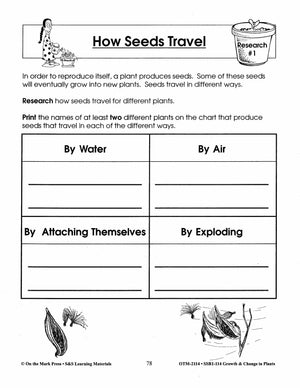 How Seeds Travel Lesson Grades 2-3