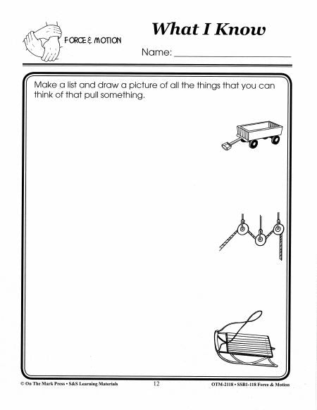 Force And Motion Activities