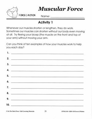 Muscular Force Activity Grades 1-3