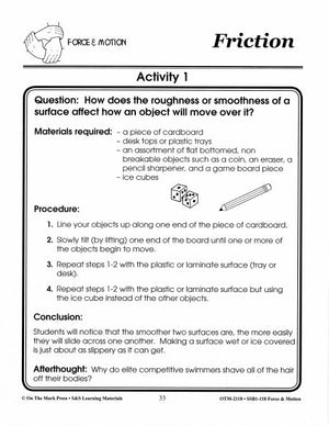 Friction Activities Grades 1-3