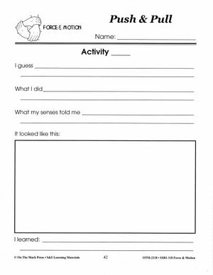 Push and Pull Activities Grades 1-3