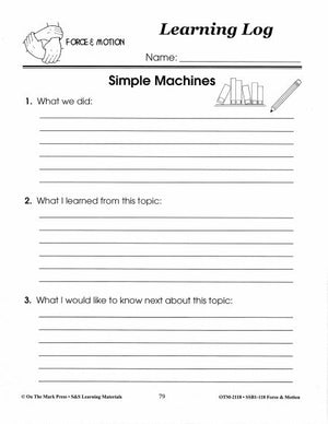 Simple Machines Activities Grades 1-3
