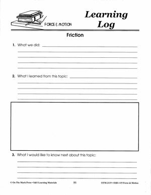 Friction Activities Lesson Plan Grades 4-6