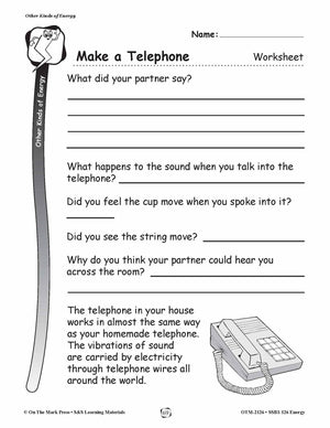 Sound Energy Lesson Plan Grades 1-3