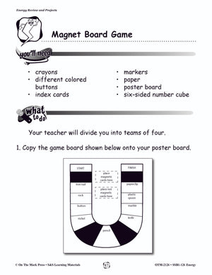 Magnet Board Game Lesson Plan Grades 1-3