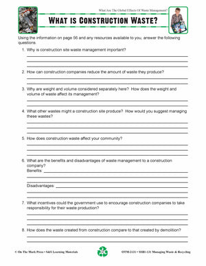 What is Construction Waste? Lesson Gr. 5-8