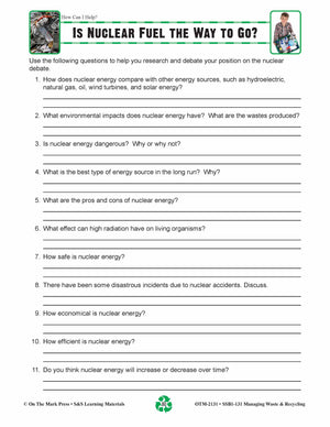 Is Nuclear Fuel the Way to Go? Lesson Grades 5-8