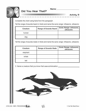 The Human Ear Lesson Plan Grades 4-6