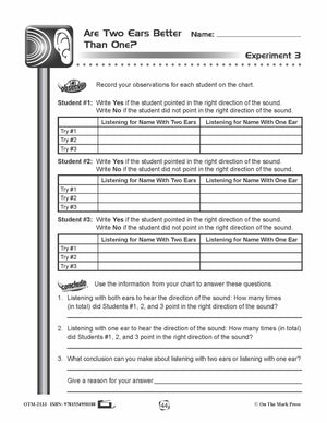 The Human Ear Lesson Plan Grades 4-6