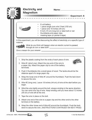 Electricity and Magnetism Lesson Plan Gr. 4-6
