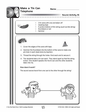 Sound Machines Lesson & Experiment Gr. 4-6