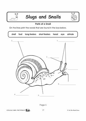 Slugs & Snails Student Booklet Grades 1-3