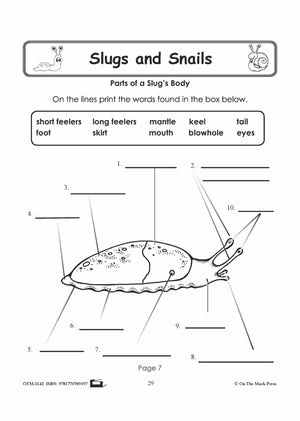 Slugs & Snails Student Booklet Grades 1-3