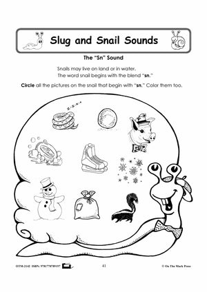 Slugs & Snails Phonics Worksheets Grades 1-3