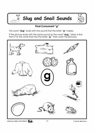 Slugs & Snails Phonics Worksheets Grades 1-3