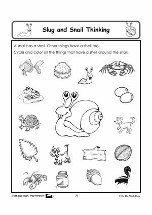 Slugs & Snails Visual Discrimination Activities Grades 1-3