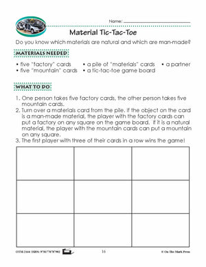 Natural Or Man-Made Objects Lesson Plan Grade 1