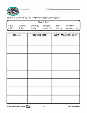 Use Your Senses Lesson Plan Grade 1