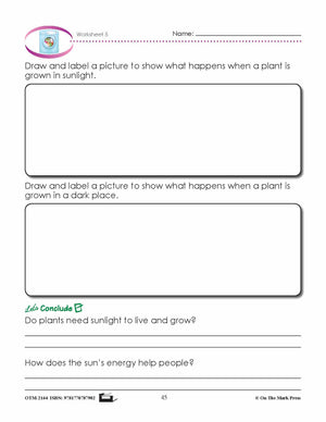 Energy From The Sun Lesson Plan Grade 1