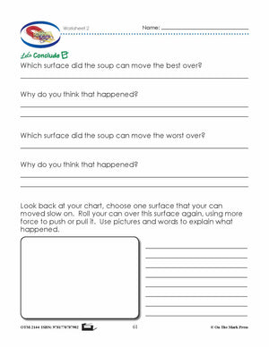 The Friction Effect Lesson Plan Grade 1