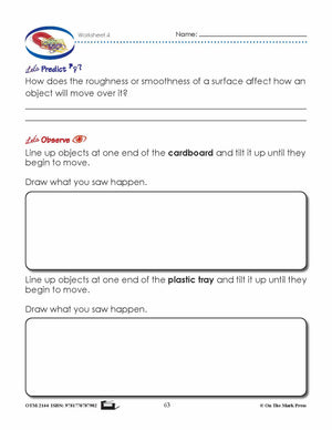 The Friction Effect Lesson Plan Grade 1