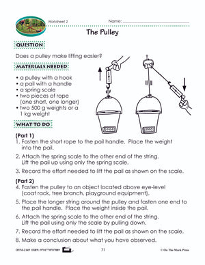 The Pulley Lesson Plan Grade 2