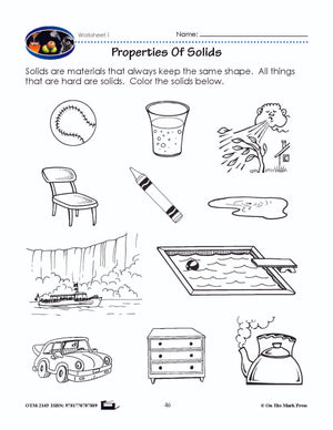 Solids, Liquids, Gases Lesson Plan Grade 2