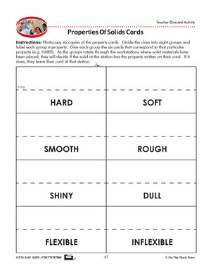 Solids, Liquids, Gases Lesson Plan Grade 2