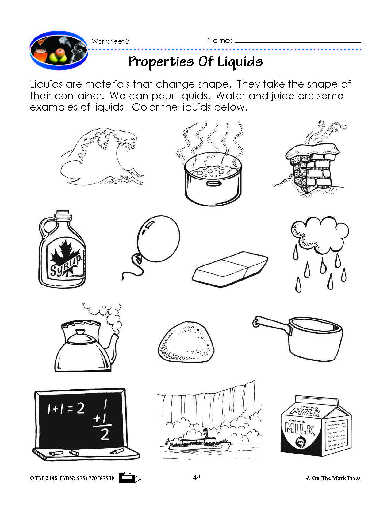Solids, Liquids, Gases Lesson Plan Grade 2