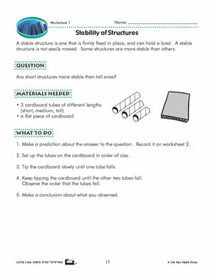 Stability of Structures Lesson Plan Grade 3