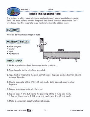 Magnetic Force Grade 3 Lesson and Worksheets