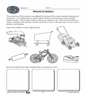 Wheels In Motion Lesson Plan Grade 4