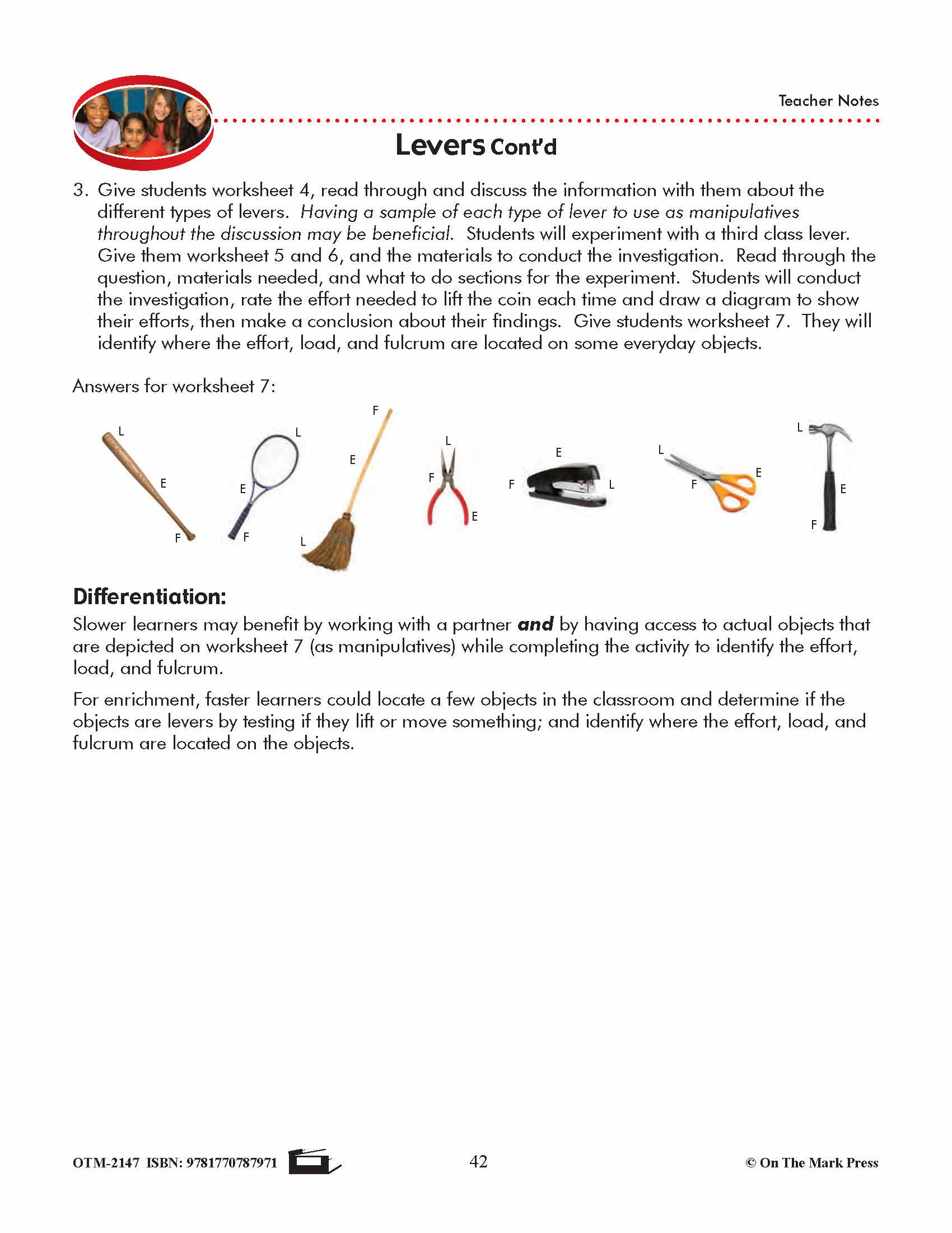 Levers Worksheet.pdf Types Of Levers Worksheet